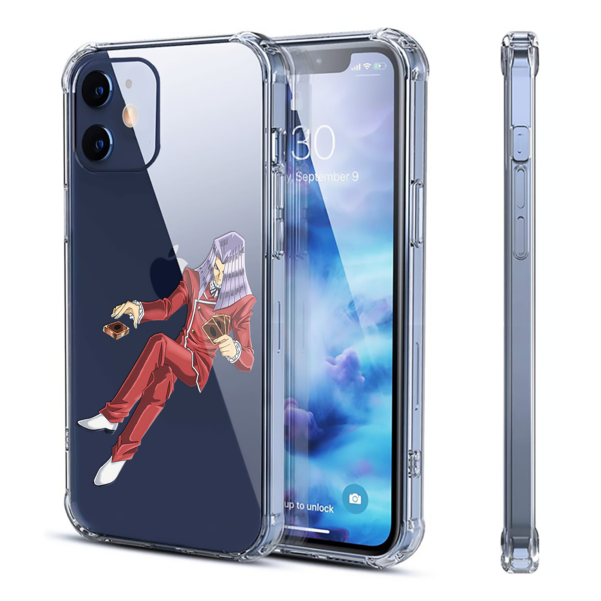 （画像用） 遊☆戯☆王 Yu-Gi-Oh! 【iPhone 12シリーズ対応】透明スマホケース（クリアソフトケース）